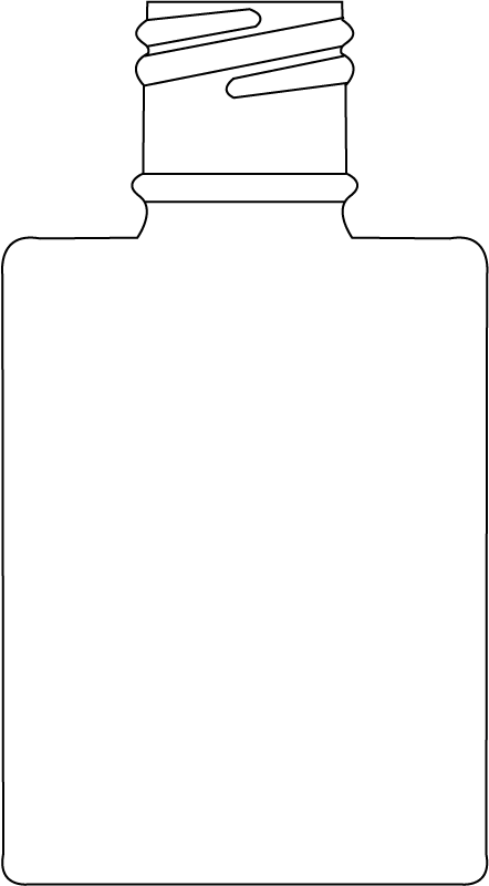 Technical drawing of Cosmetic jar Sandy 30ml - article number 530050