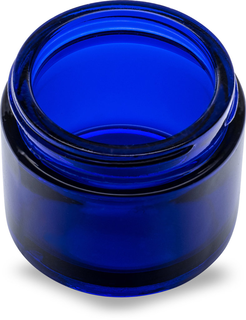 Top view product picture of Jar blue 60ml - article number 8296