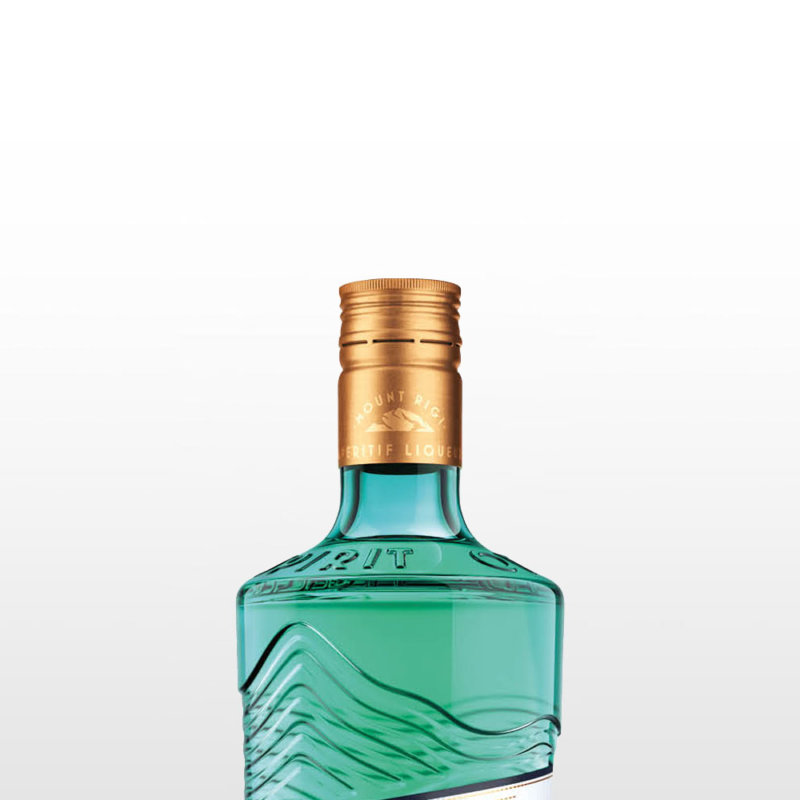 Spirit bottle with closurew