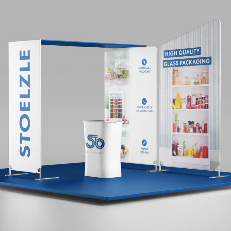 Virtual booth for a trade fair