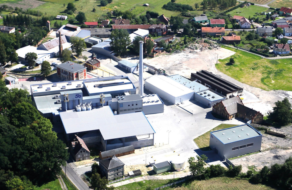 Birdview of production site STW - Poland