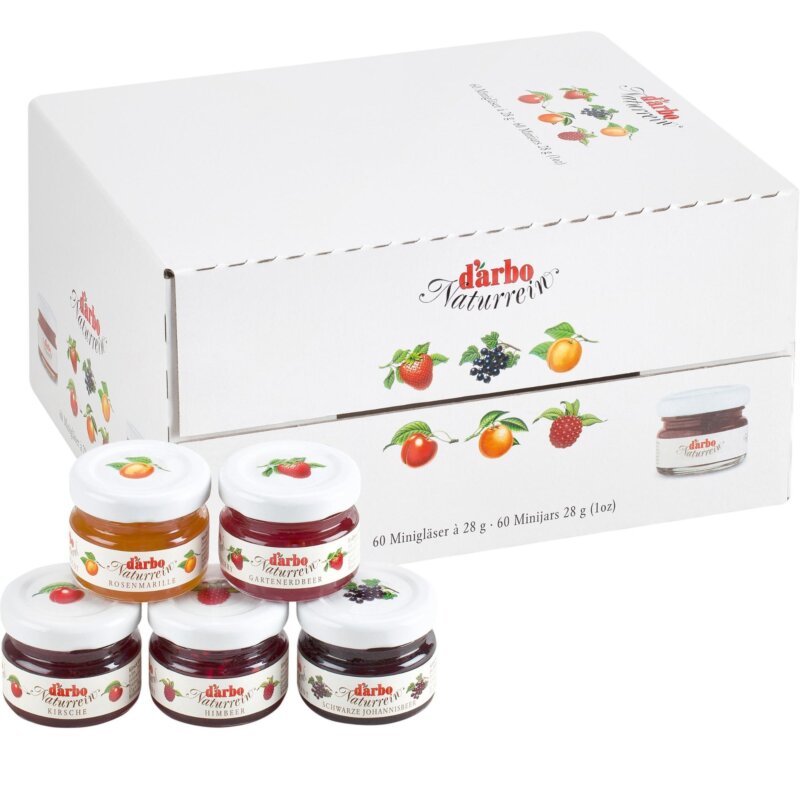 Darbo mini Marmeladengläser Produktreihe