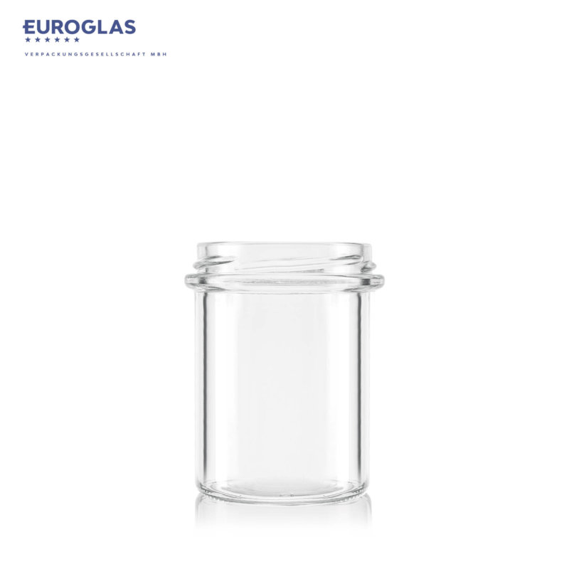 Empty infinity jar, which is sold to customer Euroglas