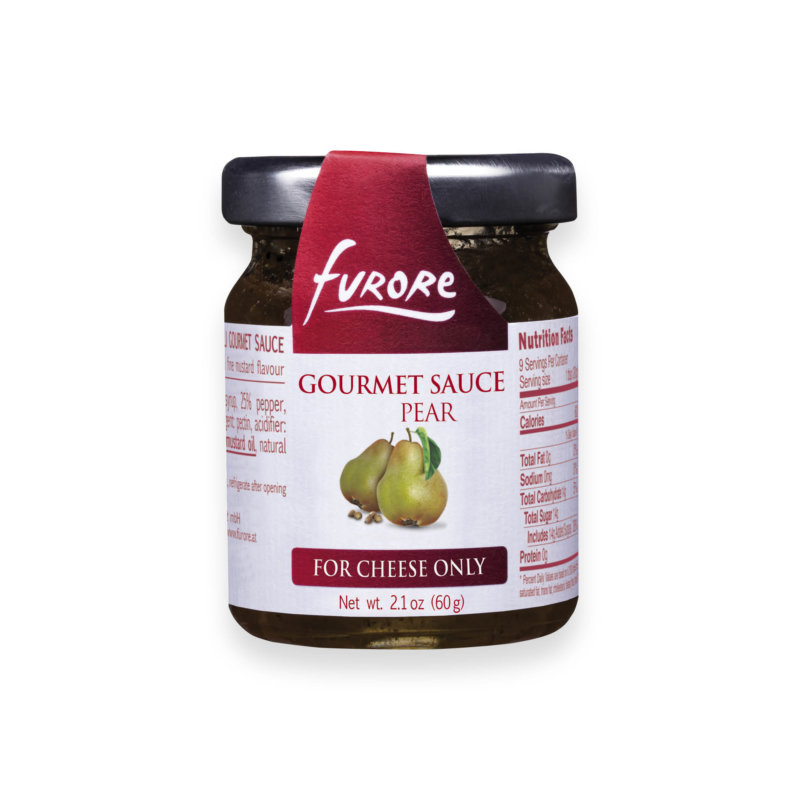 Gourmet sauce furore in pear flavor