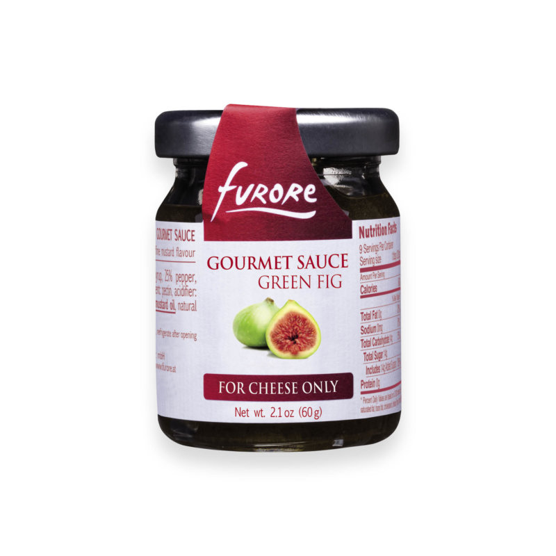 Gourmet sauce furore in green fig flavor