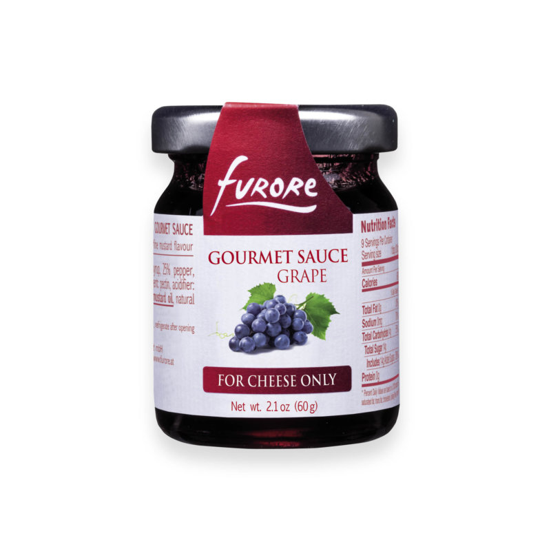 Gourmet sauce furore in grape flavor