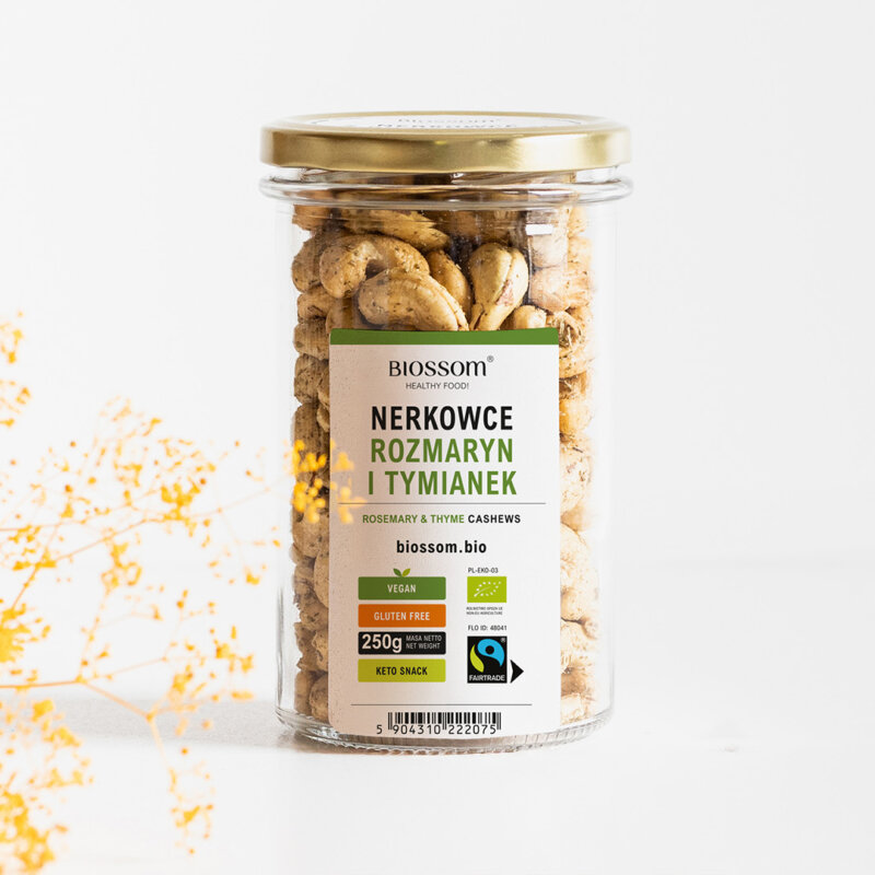 nuts in glass jar