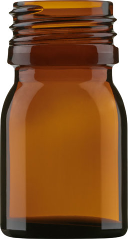 Produktbild der Medizinflasche braun 30 ml - Artikelnummer 35047