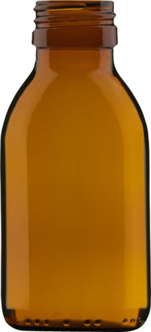 Product picture of syrup bottle amber 100 ml - article number 69011