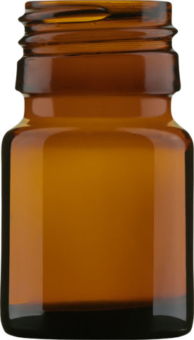 Product picture of pill bottle amber 20 ml - article number 69015