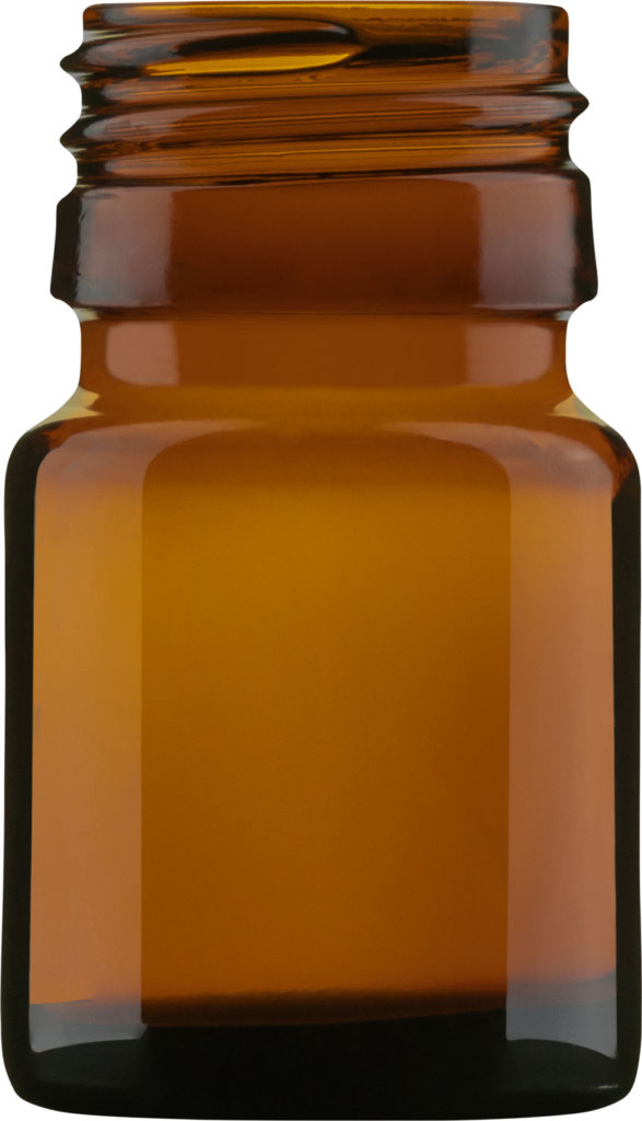 Product picture of pill bottle amber 20 ml - article number 69015