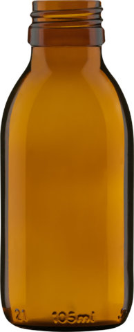 Produktbild der Sirupflasche braun 115 ml - Artikelnummer 69036