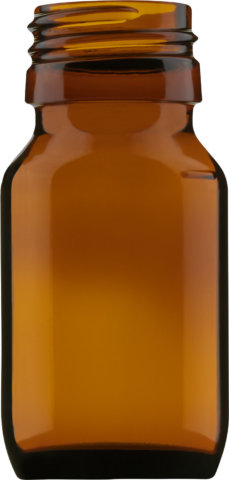 Produktbild des Tablettenglas braun 30 ml - Artikelnummer 69179