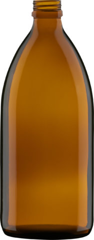 Produktbild der Sirupflasche braun 500 ml - Artikelnummer 72000