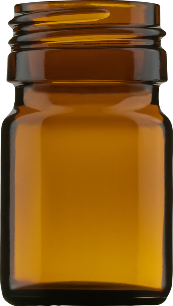 Product picture of pill bottle amber 25 ml - article number 72476