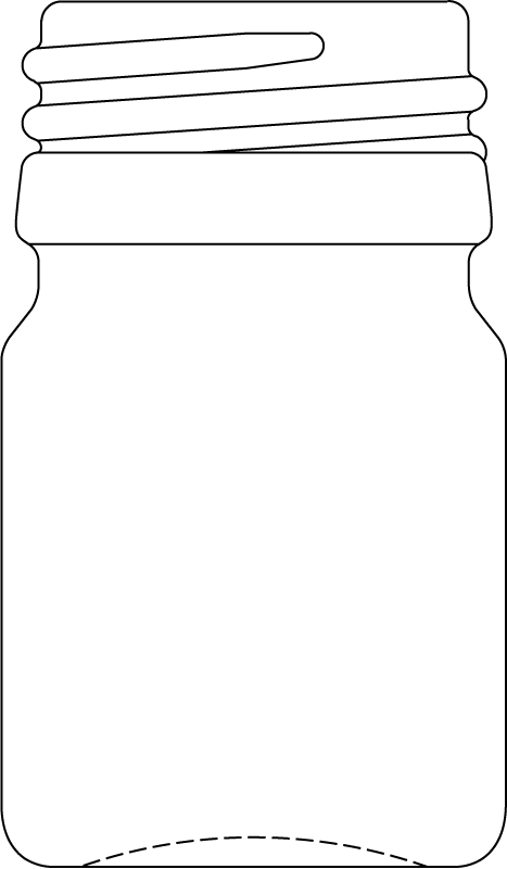 Technical drawing of pill bottle 25 ml - article number 72476