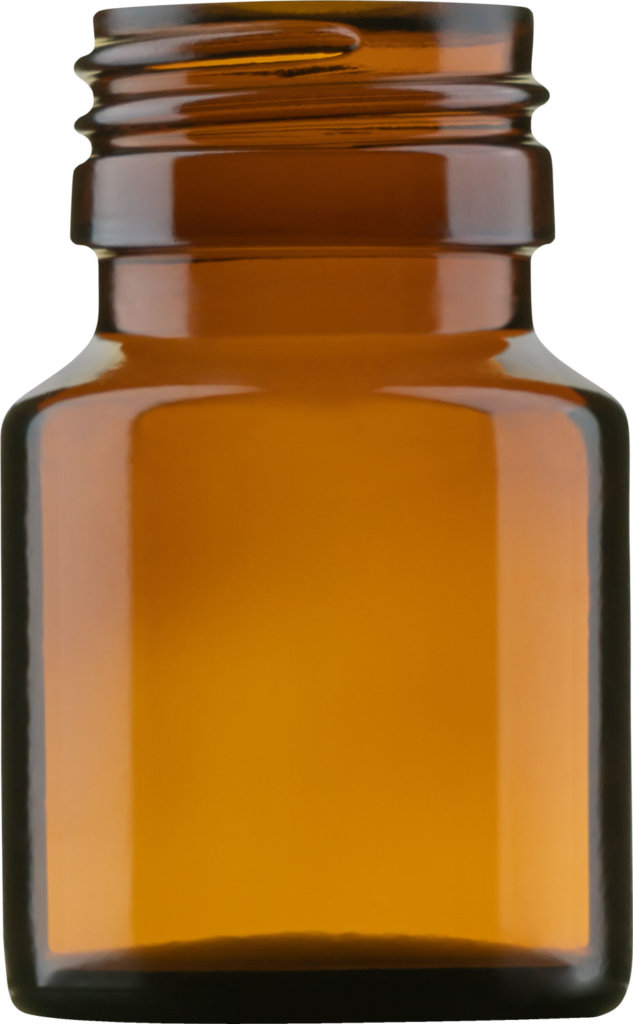 Product picture of pill bottle amber 30 ml - article number 72501