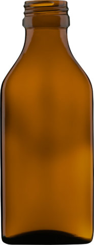 Product picture of shaped bottle amber 100 ml - article number 100 ml