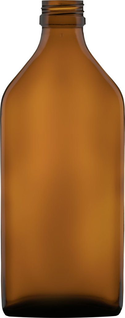 Produktbild der Formflasche braun 250 ml - Artikelnummerr 73566