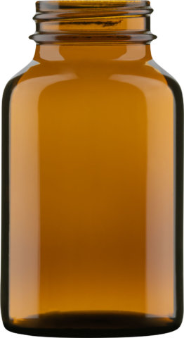 Product picture of wide mouth jar amber 120 ml - article number 74024