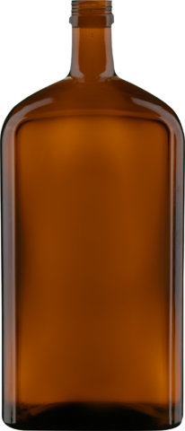 Produktbild der Formflasche braun 1.000 ml - Artikelnummer 91318