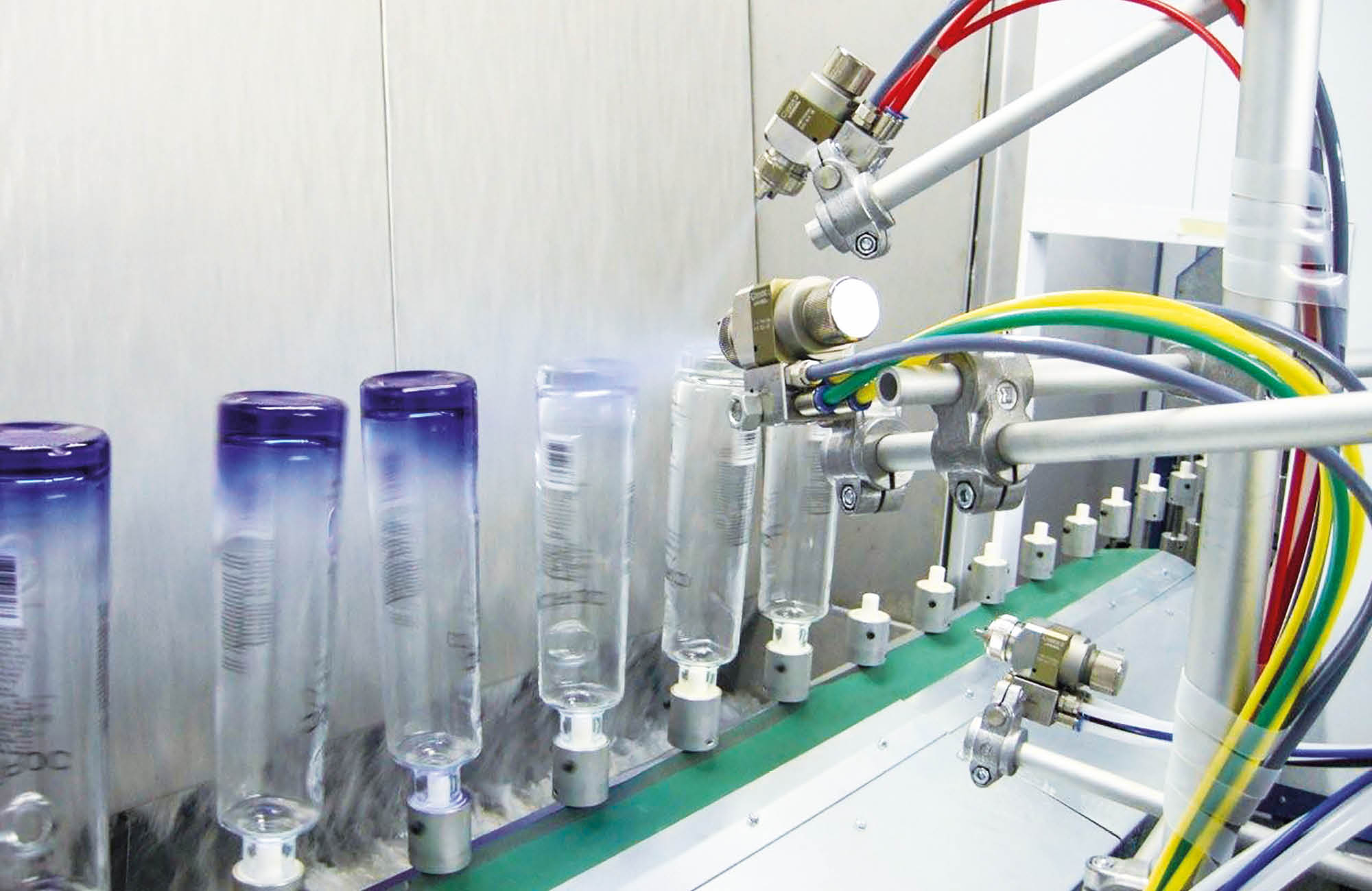 Flint bottles are decorated in our production