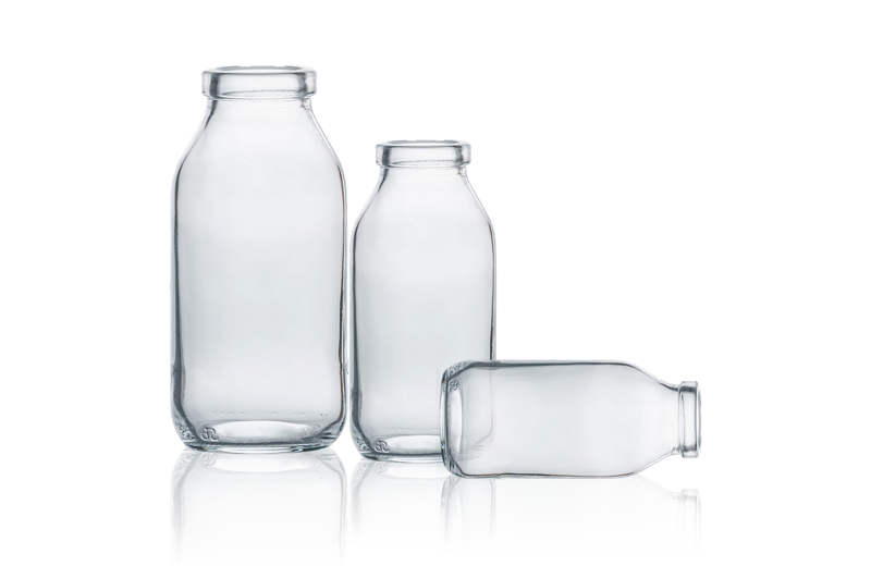 Picture of different product showing flint type 2 glass bottles