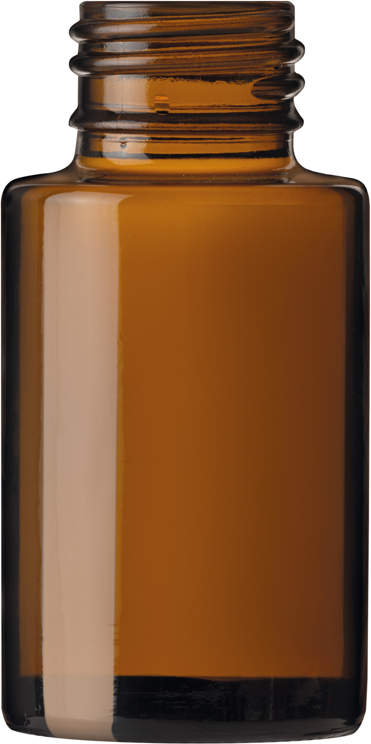 Flat shoulder bottle 30 ml (1 oz) - 69218 - Glass Packaging | Stoelzle
