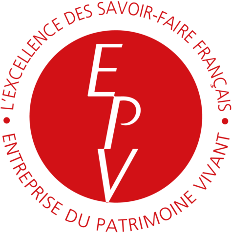 Das Logo der Auszeichnung Entreprise du patrimoine vivant für Stoelzle Masnières