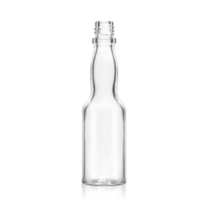 Runde Weißglas Miniatur Flasche für Spirituosen