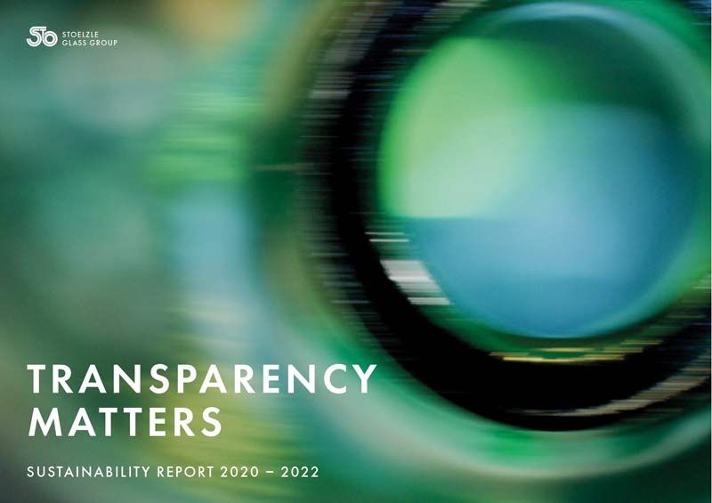 Cover from the Stoelzle Sustainability Report
